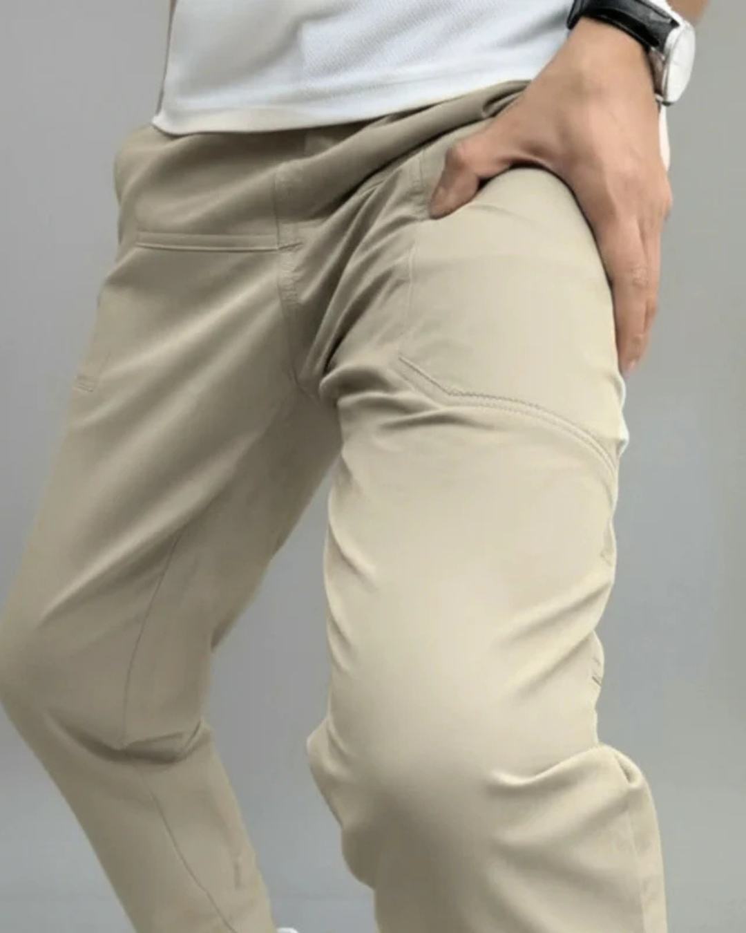 Pantalones elásticos premium ajustados