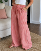 Pantalones holgados de cintura alta®