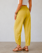 Pantalón Fluido de Cintura Elástica