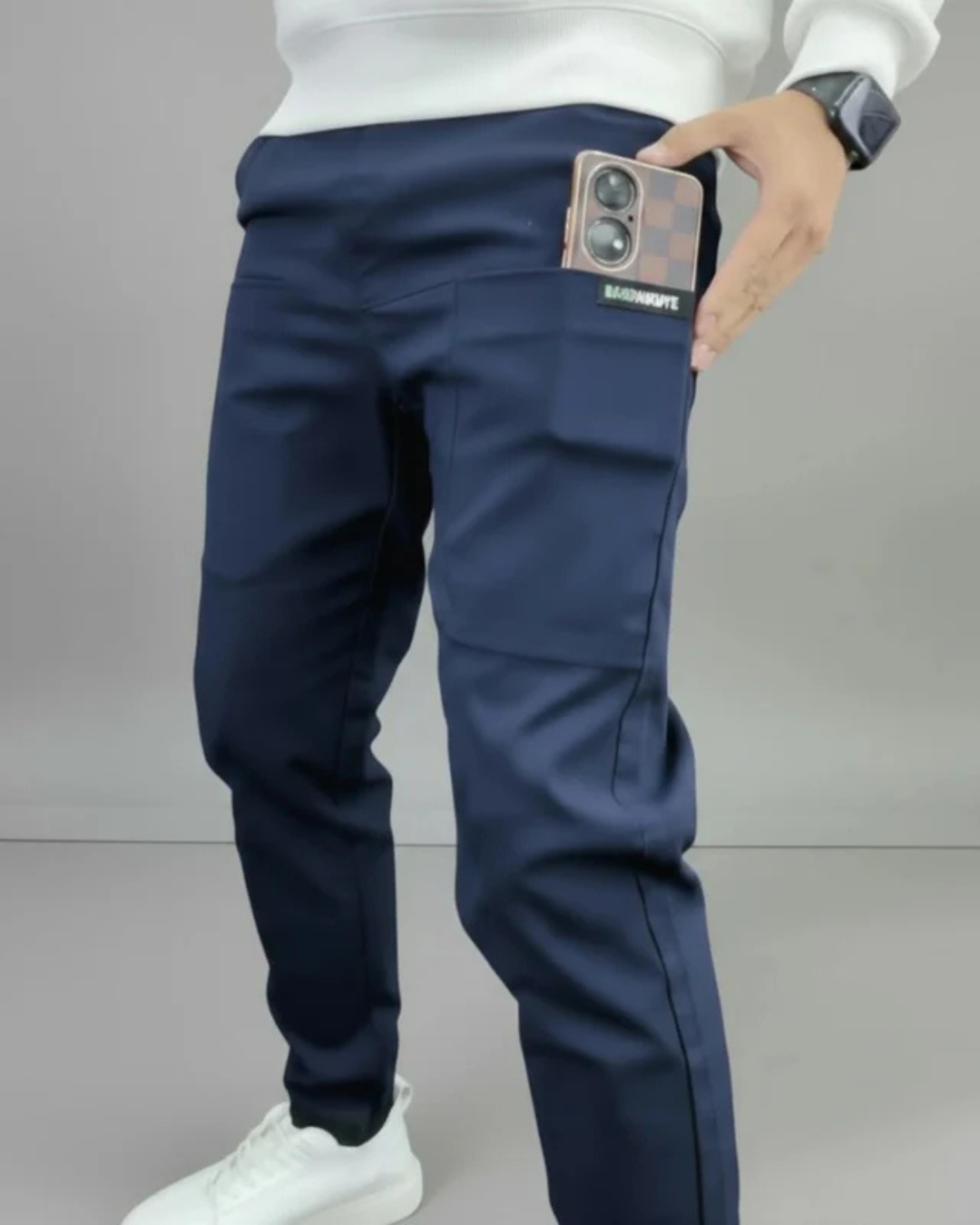 Pantalones elásticos premium ajustados