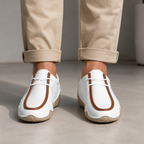 Mocasines flexibles de cuero