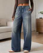 Pantalón Efecto Vaquero con Comodidad de Chándal®