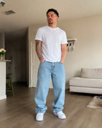 Vaqueros Baggy de Pierna Ancha y Corte Relajado