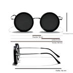 Lentes de Sol Redondas Ajustables y Polarizadas Unisex®