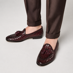 Mocasines Elegantes de Piel Trenzada®