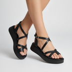 Sandalias con Tiras Cruzadas Atenas