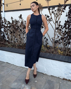 Vestido Sin Mangas con Botones®
