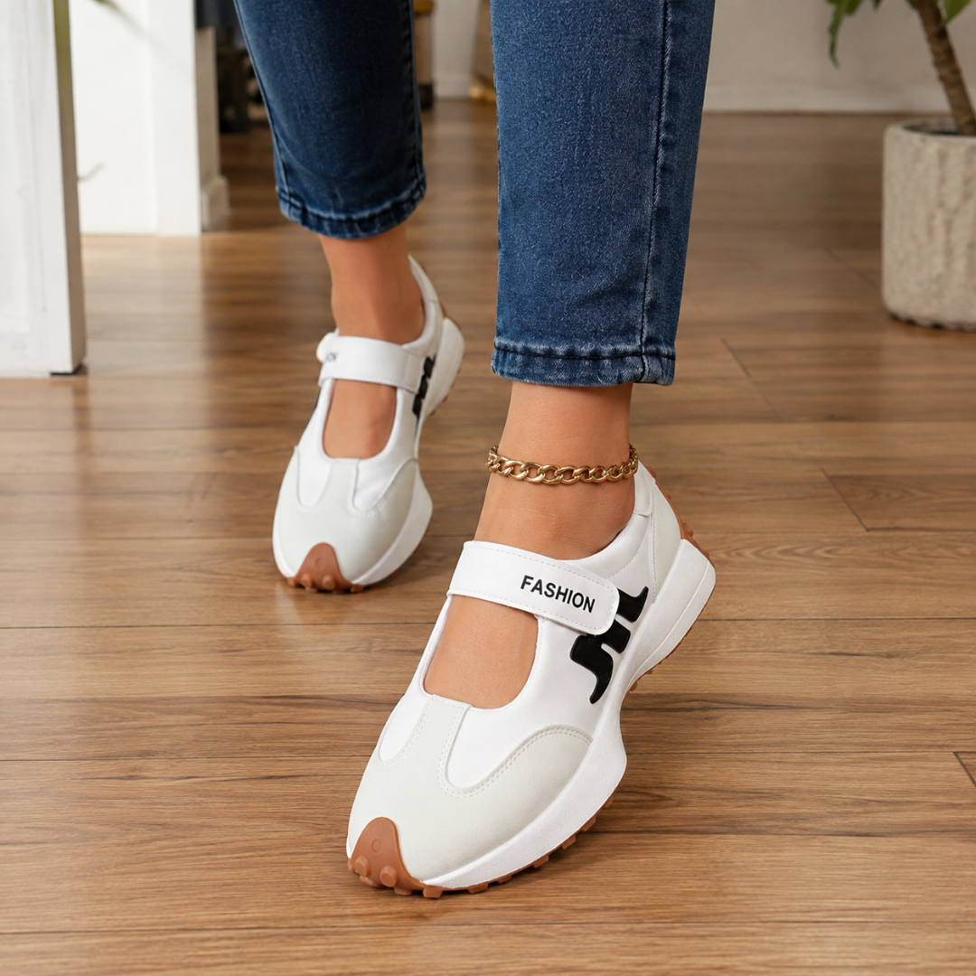 Zapatillas Cómodas de Mujer con Cierre Ajustable