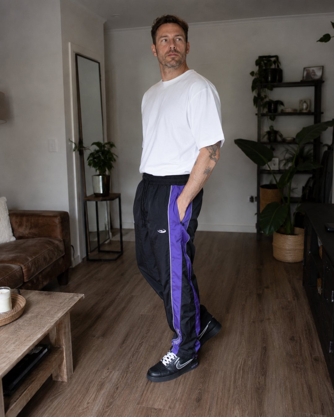 Pantalón Deportivo Urbano con Franja Lateral