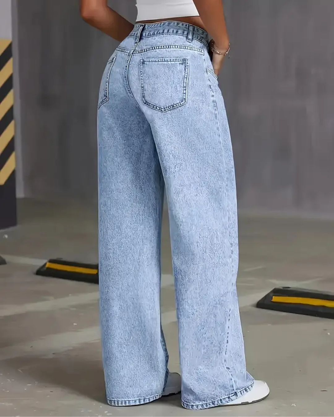 Jeans rectos de pierna ancha con estilo clásico®
