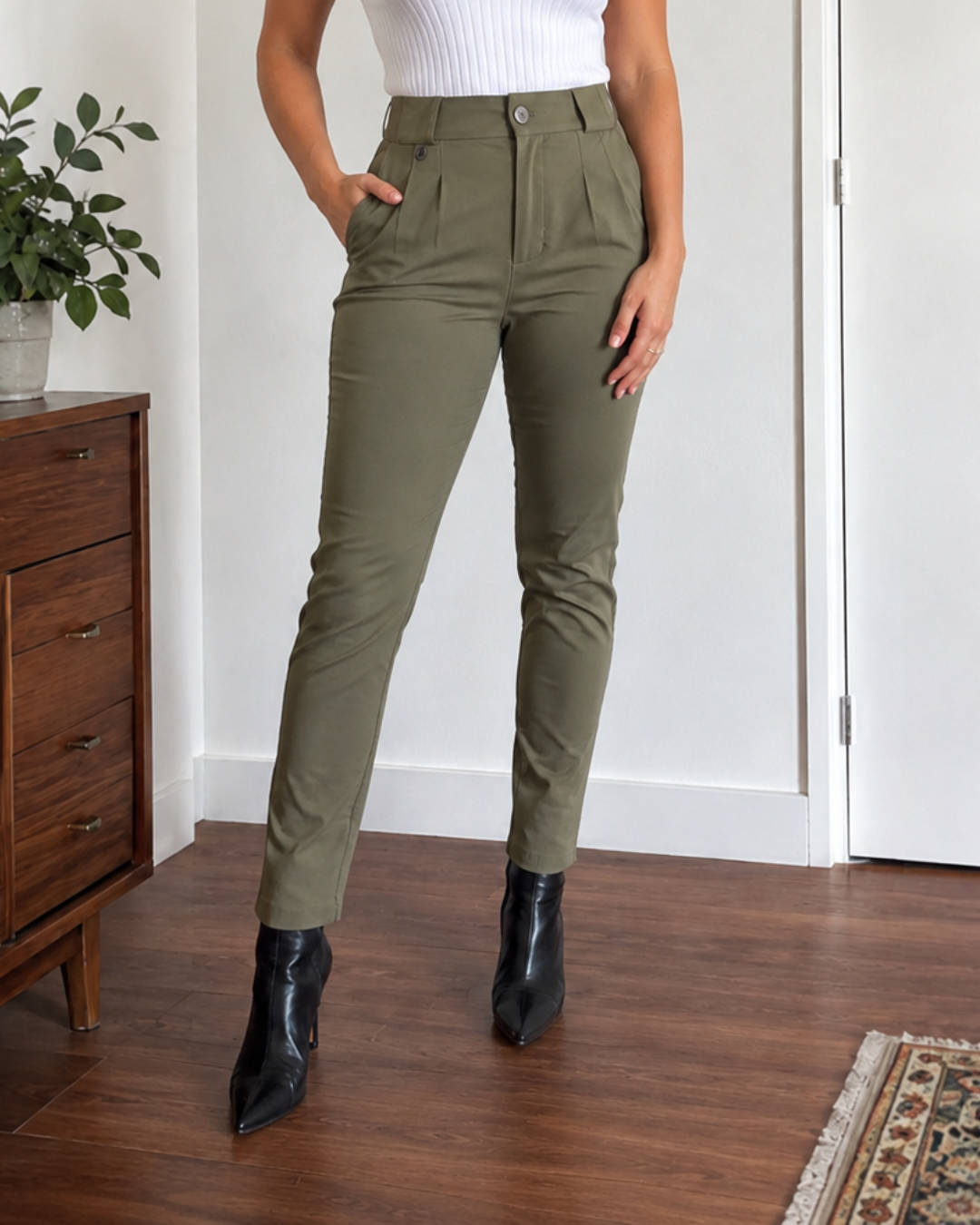 Pantalón de Vestir Entallado