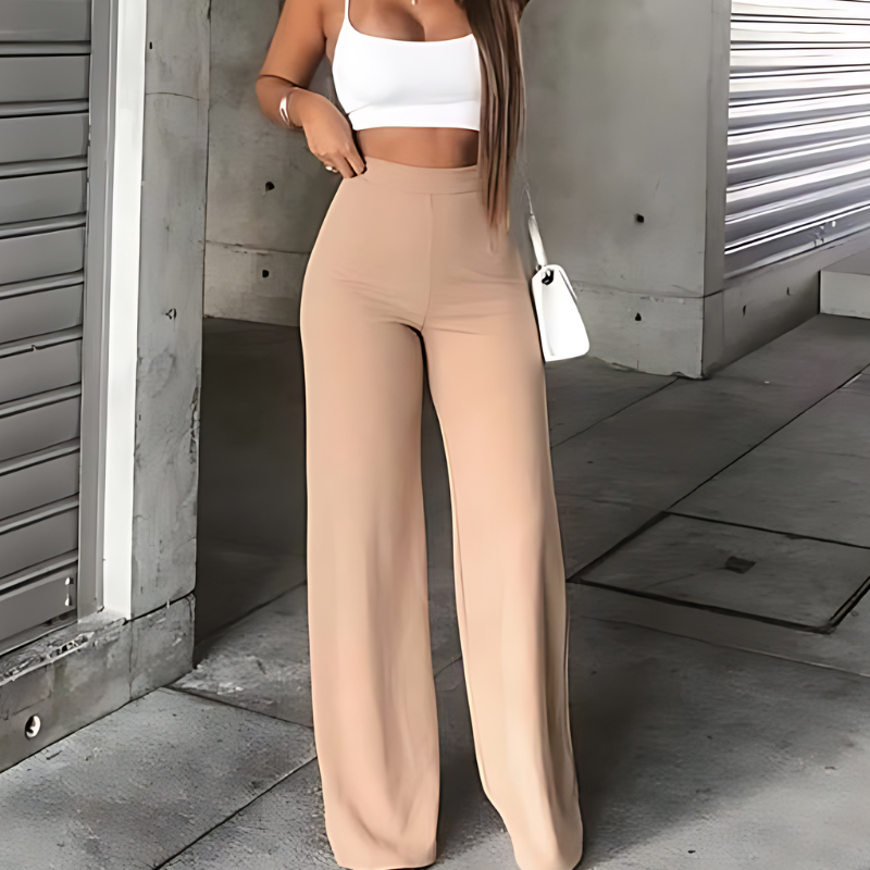 Pantalones Palazzo Mia Atemporal Realza Curvas