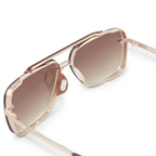 Gafas de sol retro degradadas con protección UV400 unisex