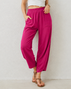 Pantalón Fluido de Cintura Elástica