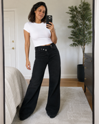 Jeans de Mujer Wide Leg con Cintura Cruzada®