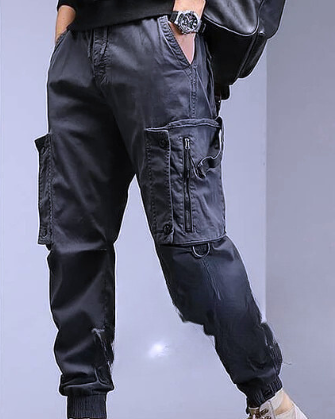 Pantalón Cargo con Múltiples Bolsillos Islandia