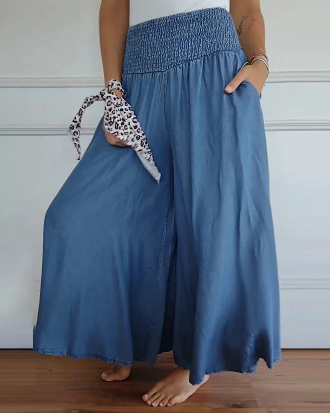 Falda Larga con Bolsillos Estilo Fresco y Natural®