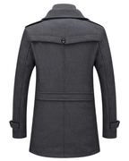 Abrigo de lana de corte medio para hombre®