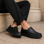 Zapato formal de cuero con suela dura