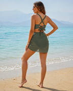Conjunto de Bikini con Falda Pareo