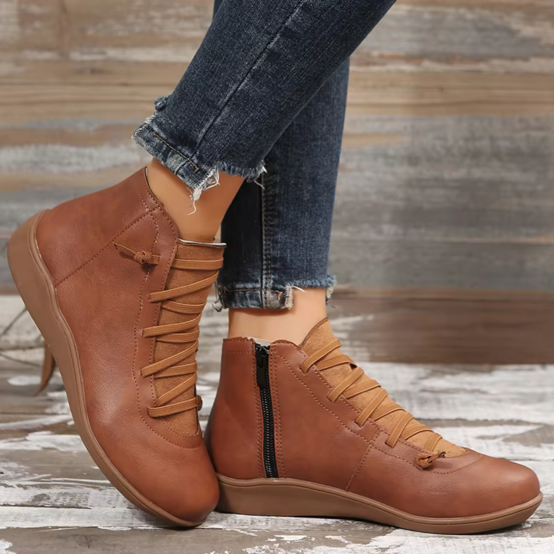Botines con suela cómoda para mujer®