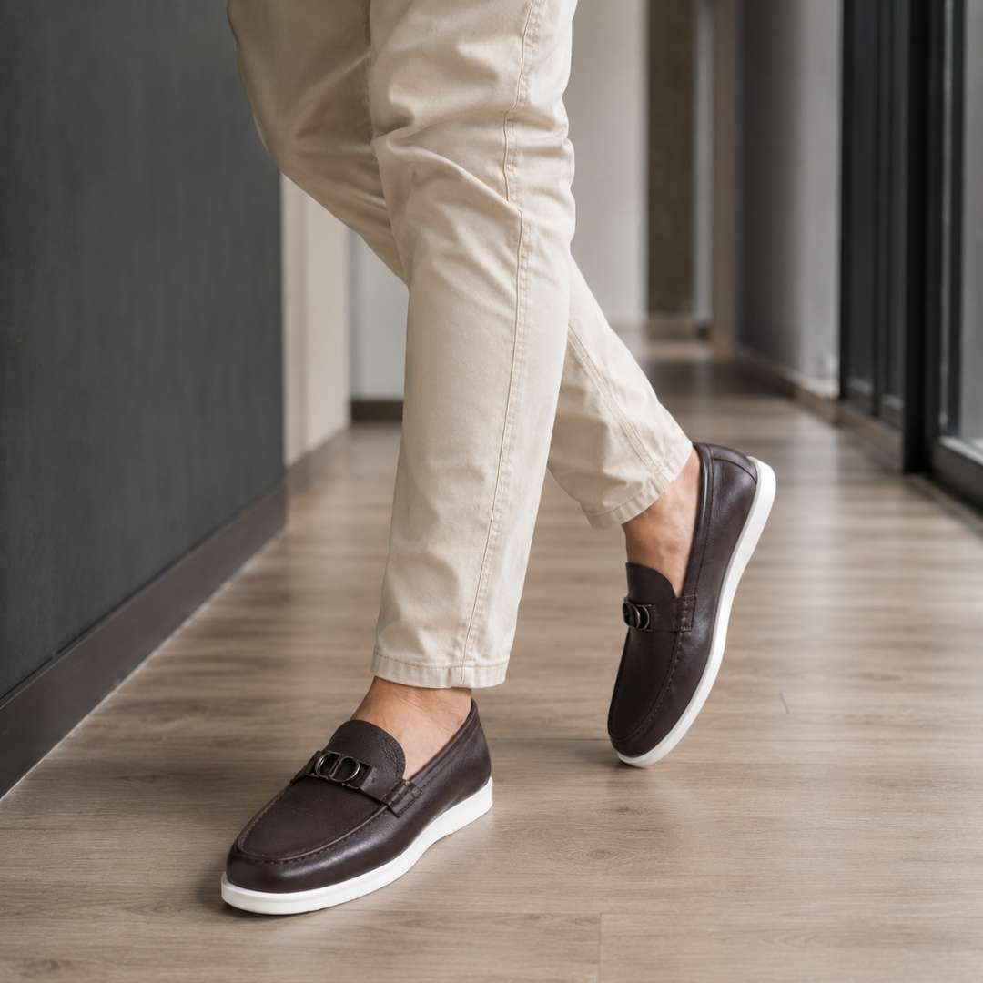 Zapatos de piel con suela ergonómica