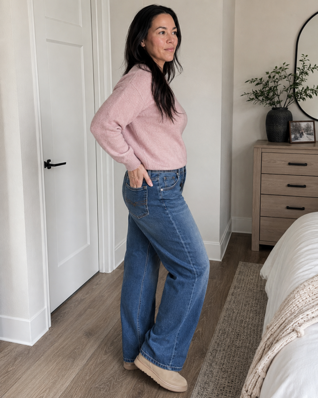 Jeans Wide Leg de Cintura Alta®