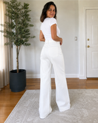 Jeans de Mujer Wide Leg con Cintura Cruzada®