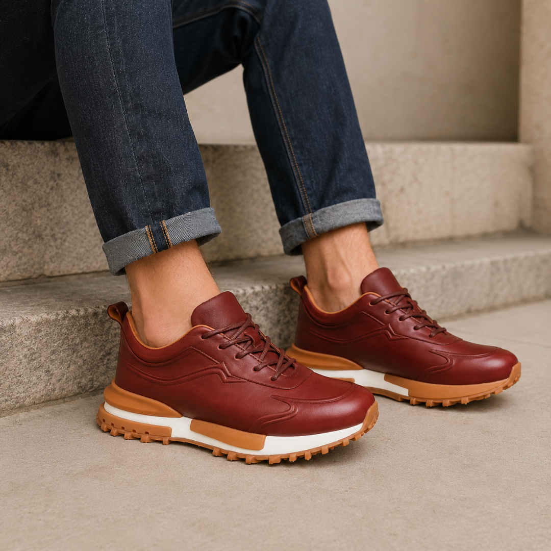 Zapato formal con estilo deportivo y suela dura®