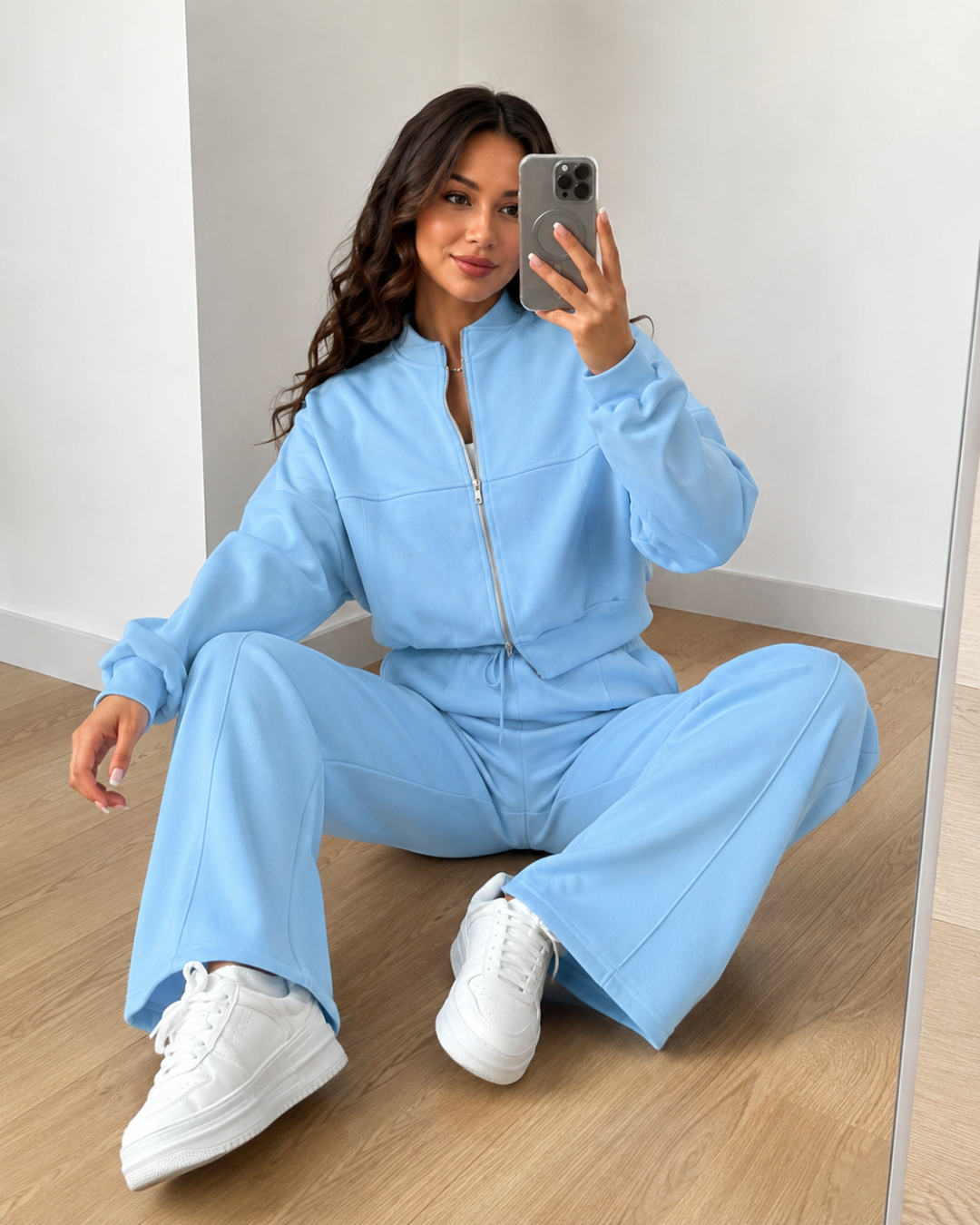 Conjunto deportivo con tejido suave