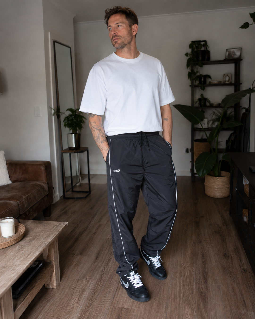 Pantalón Deportivo Urbano con Franja Lateral