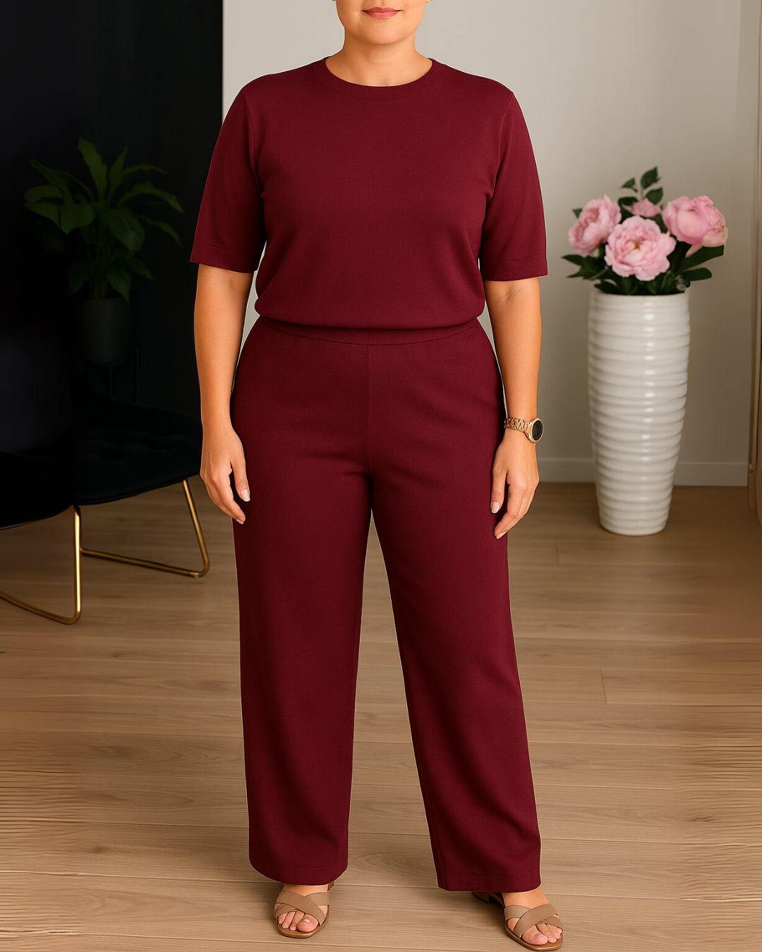 Conjunto de 3 piezas elegante y versátil para mujer