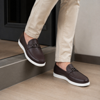 Zapatos de piel con suela ergonómica