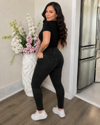 Pantalón de Tiro Alto con Corte Estilizado®