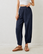 Pantalón Fluido de Cintura Elástica
