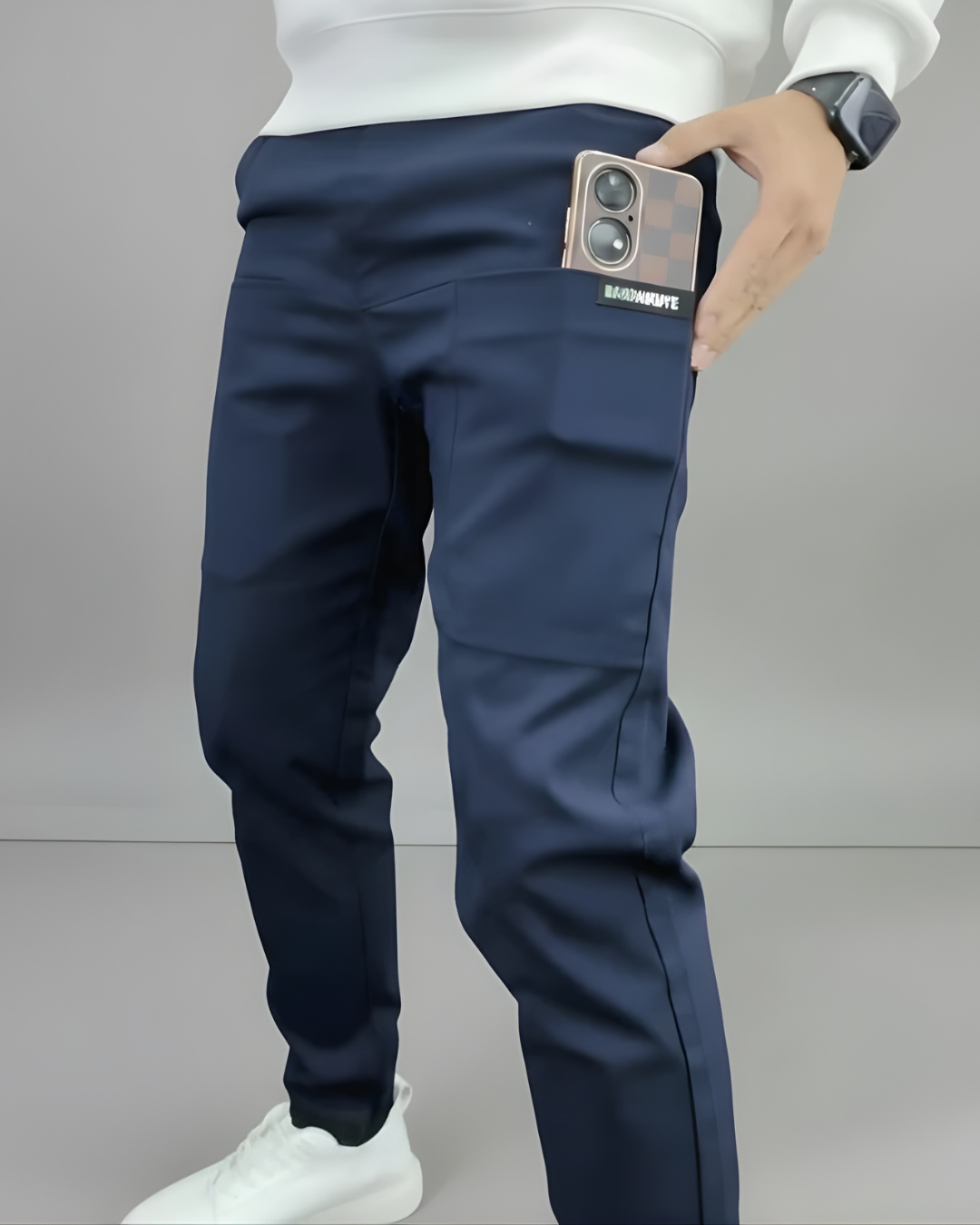 Pantalones elásticos premium ajustados