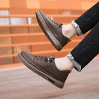 Zapatillas de cuero con suela flexible