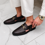 Mocasines modernos de piel con suela ergonómica®