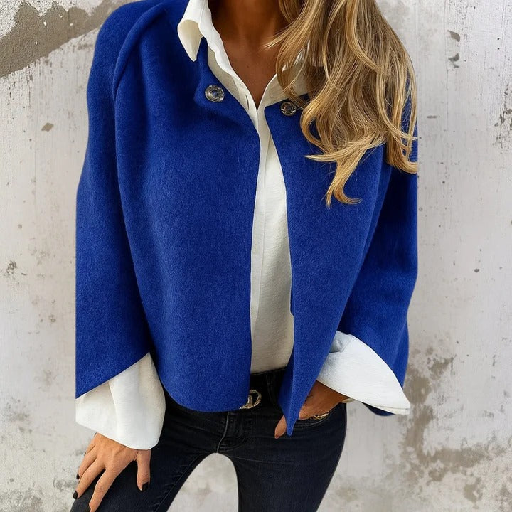 Chaqueta Corta de Estilo Elegante y Tacto Aterciopelado para Mujer®